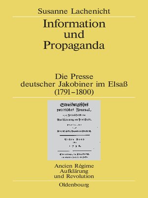 cover image of Information und Propaganda